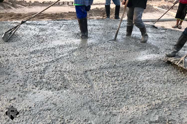 مراحل بتن ریزی